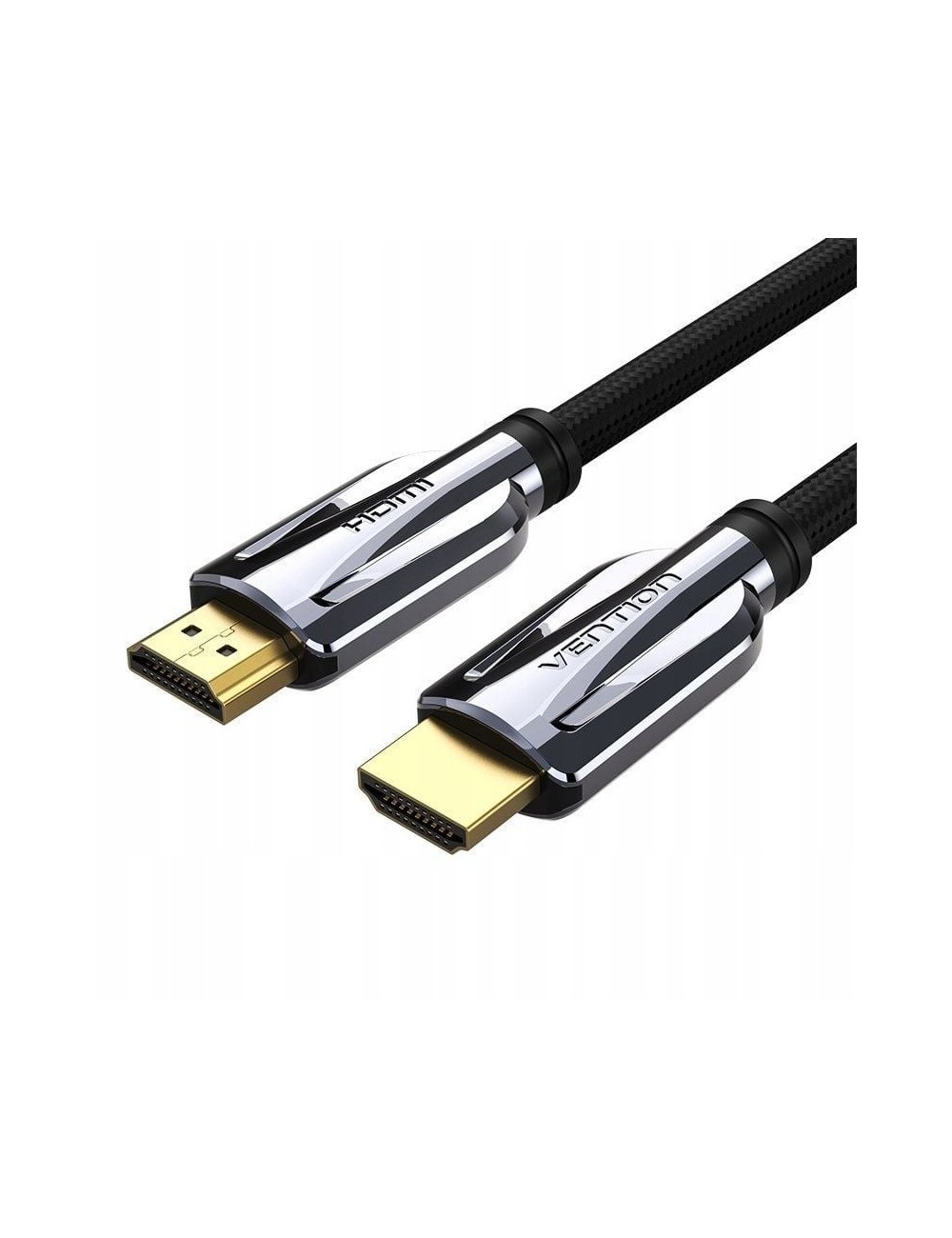 Cable HDMI 2.1 8K Vention AALBH/ HDMI Macho - HDMI Macho/ 2m/ Gris y Negro