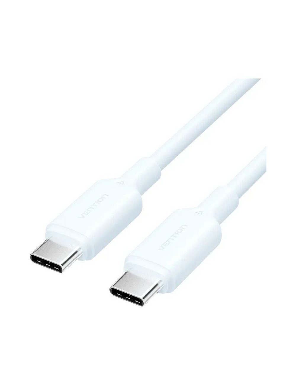 Cable USB 2.0 Tipo-C 3A Vention TRCSH/ USB Tipo-C Macho - USB Tipo-C Macho/ Hasta 60W/ 480Mbps/ 2m/ Azul