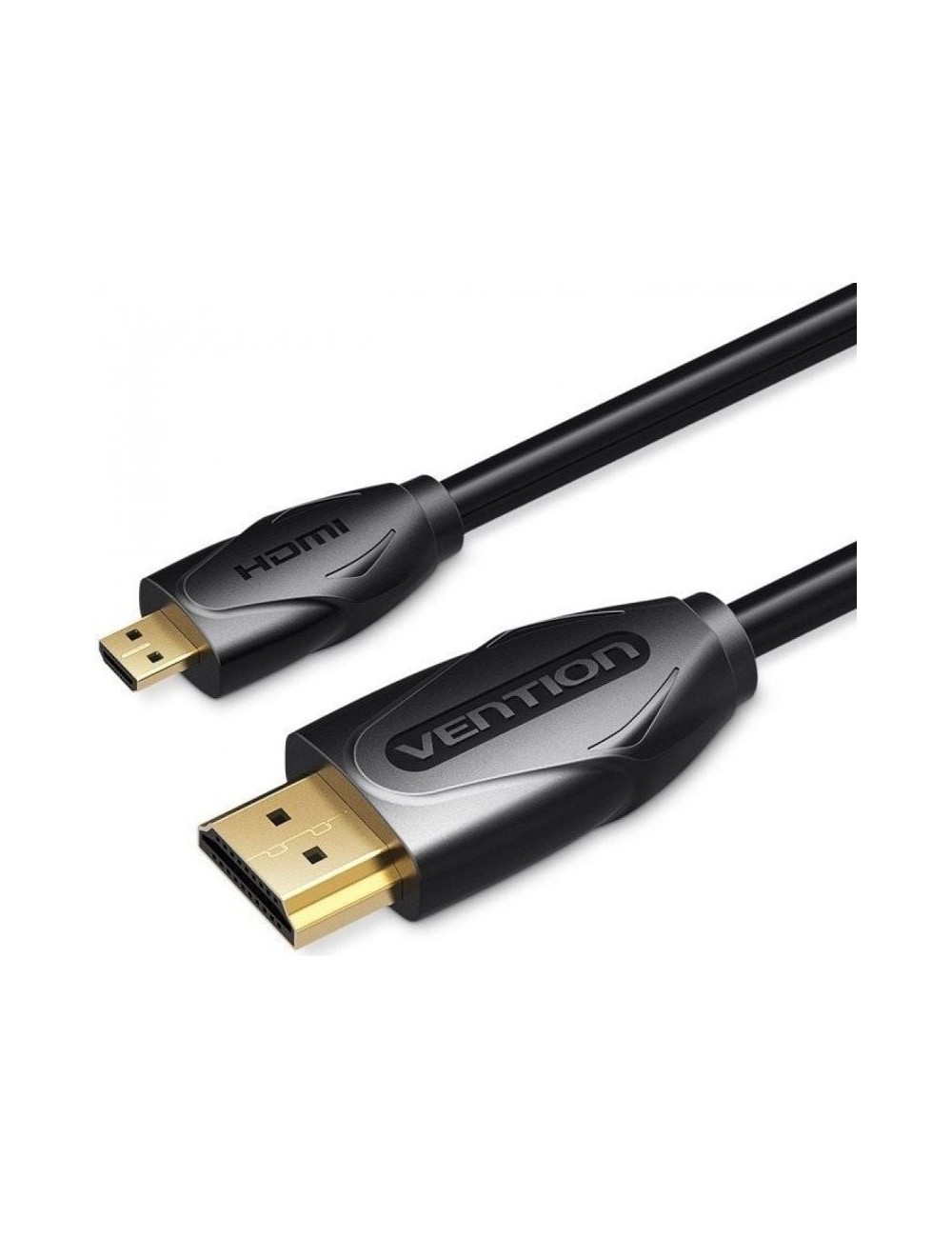 Cable HDMI Vention VAA-D03-B300/ HDMI Macho - Micro HDMI Macho/ 3m/ Negro