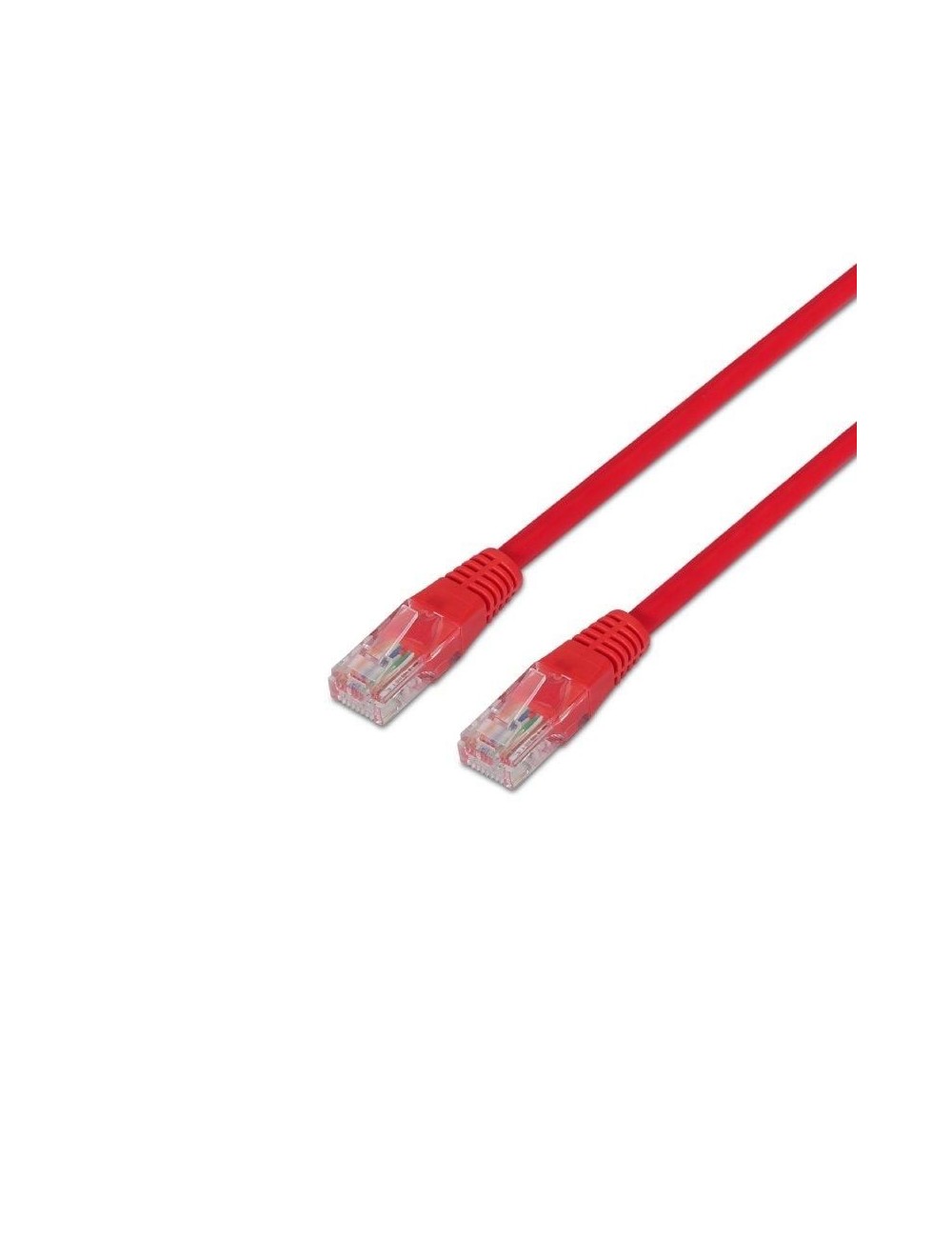 Cable de Red RJ45 UTP Aisens A133-0187 Cat.5e/ 50cm/ Rojo