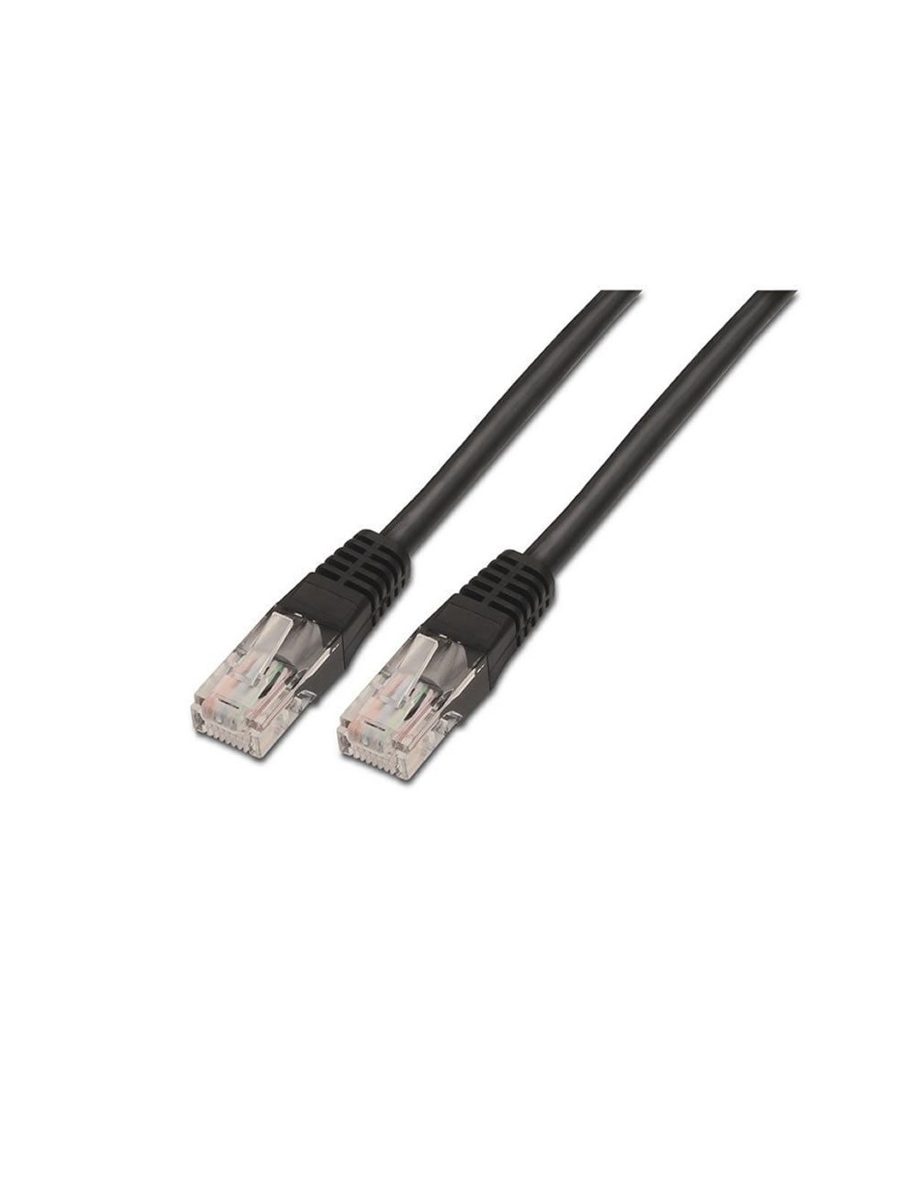 Cable de Red RJ45 UTP Aisens A133-0202 Cat.5e/ 50cm/ Negro