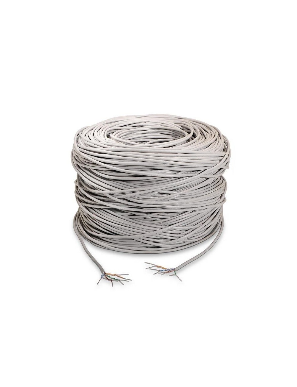Bobina de Cable RJ45 UTP Aisens A133-0208 Cat.5e/ 100m/ Gris
