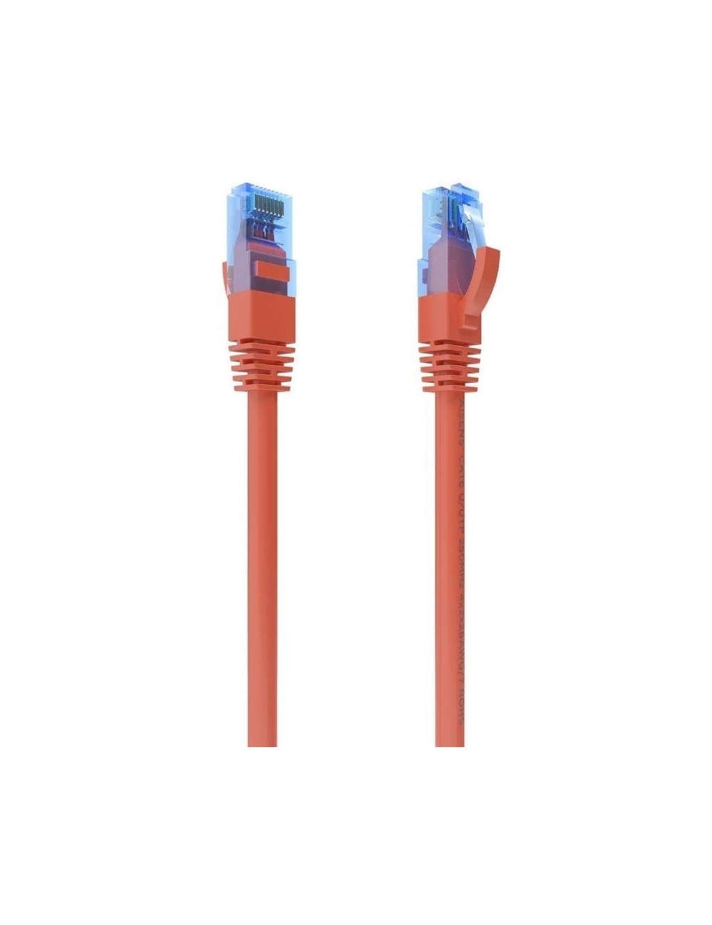Cable de Red RJ45 AWG26 CCA UTP Aisens A135-0788 Cat.6/ 75cm/ Rojo