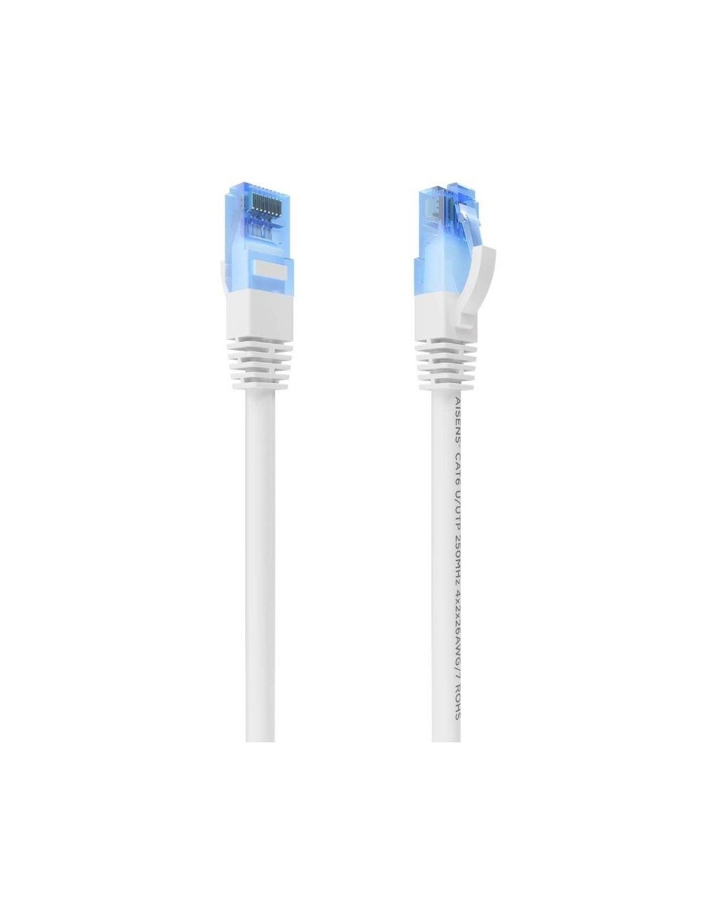 Cable de Red RJ45 AWG26 CCA UTP Aisens A135-0815 Cat.6/ 25cm/ Blanco