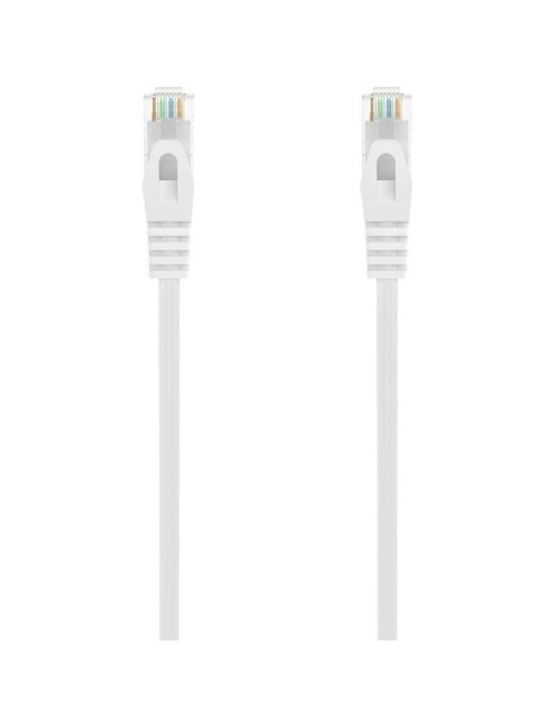 Cable de Red RJ45 AWG24 UTP Aisens A145-0592 Cat.6A/ LSZH/ 30cm/ Blanco