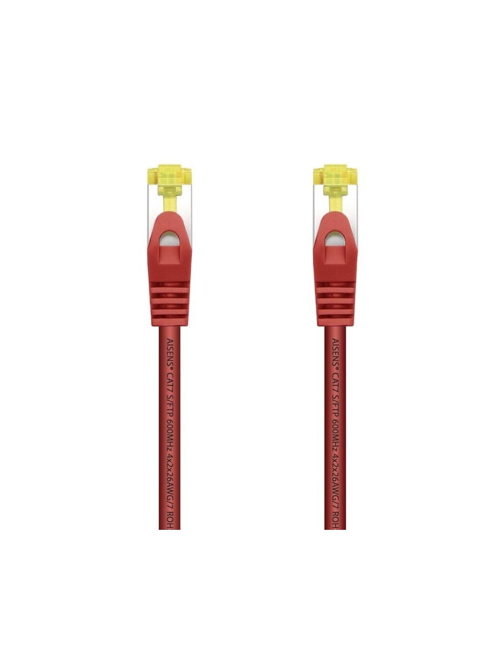 Cable de Red RJ45 SFTP Aisens A146-0471 Cat.7/ 2m/ Rojo
