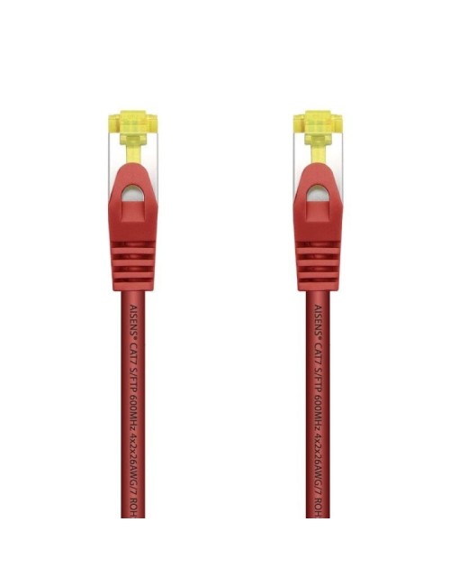 Cable de Red RJ45 SFTP Aisens A146-0471 Cat.7/ 2m/ Rojo