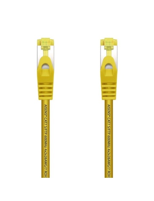 Cable de Red RJ45 SFTP Aisens A146-0473 Cat.7/ 50cm/ Amarillo