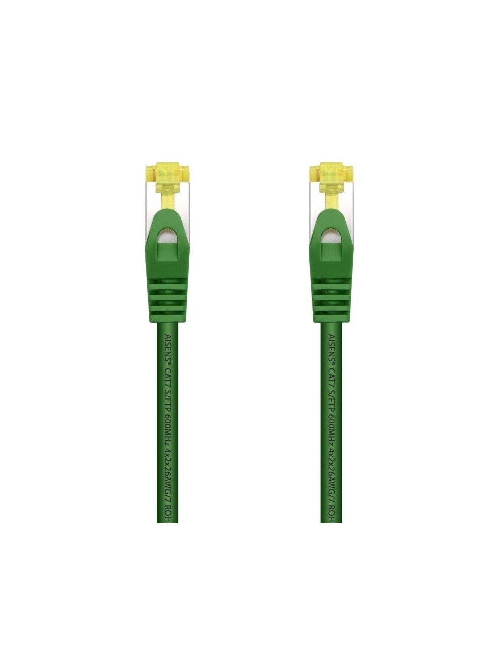 Cable de Red RJ45 SFTP Aisens A146-0480 Cat.7/ 25cm/ Verde