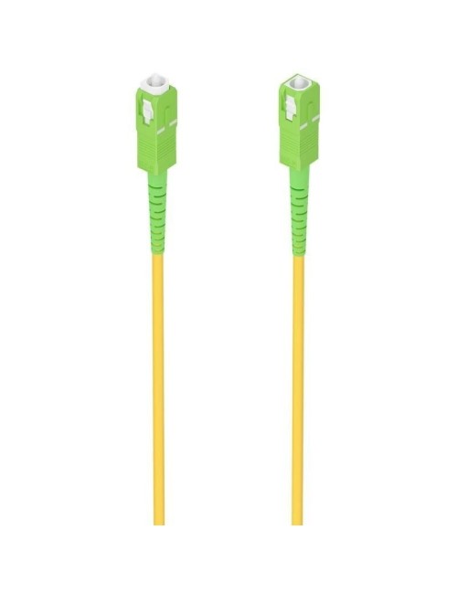 Cable de Fibra Óptica G657A2 3.0 9/125 SMF Aisens A152-0979/ LSZH/ 1m/ Amarillo