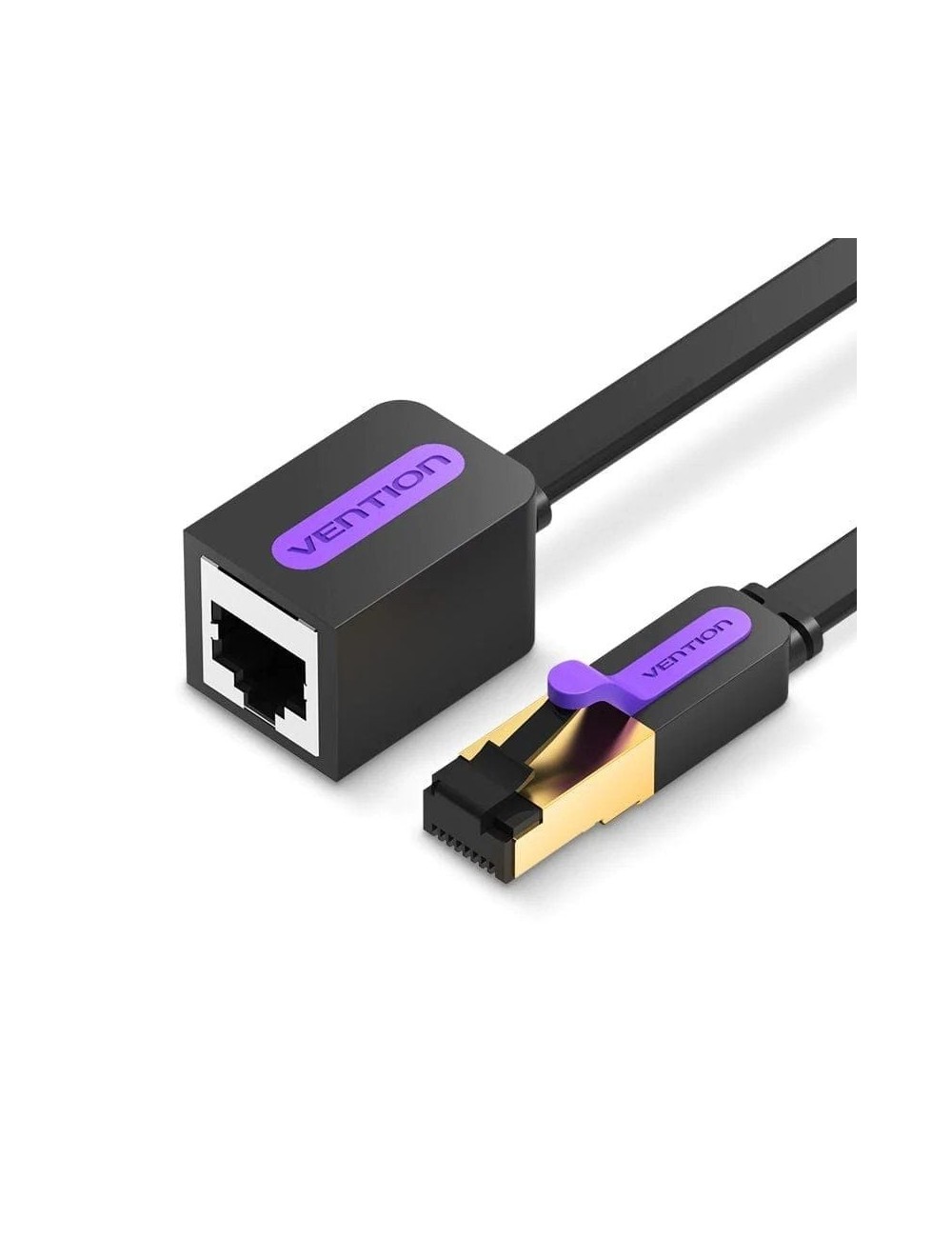 Cable Alargador de Red RJ45 UTP Vention ICBBI Cat.7/ 3m/ Negro