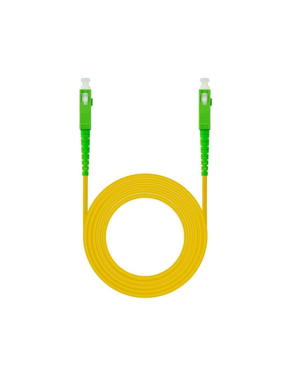 Cable de Fibra Óptica G657A2 Nanocable 10.20.0010/ LSZH/ 10m/ Amarillo