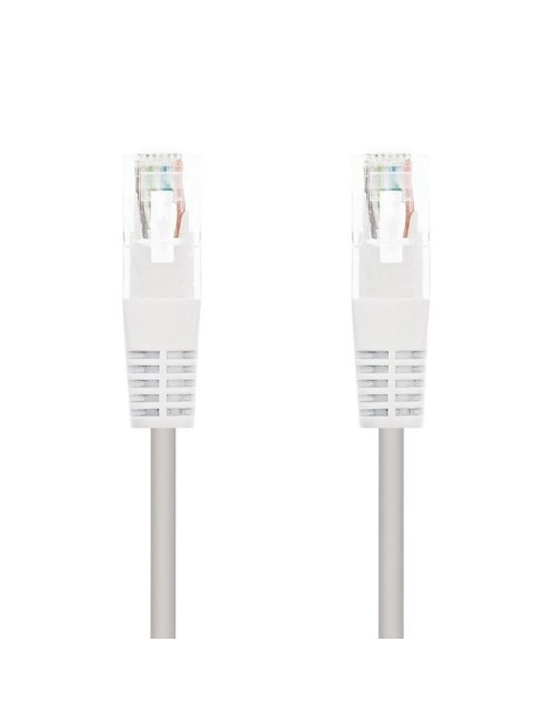 Cable de Red RJ45 UTP Nanocable 10.20.0101-W Cat.5e/ 1m/ Blanco