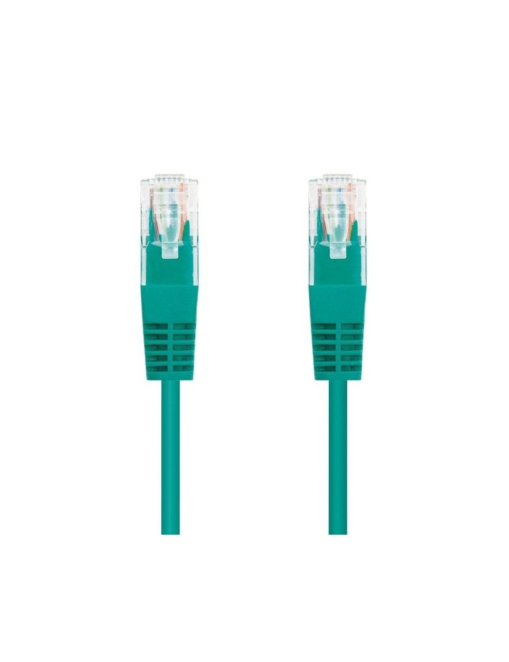 Cable de Red RJ45 UTP Nanocable 10.20.0400-GR/ Cat.6/ 50cm/ Verde