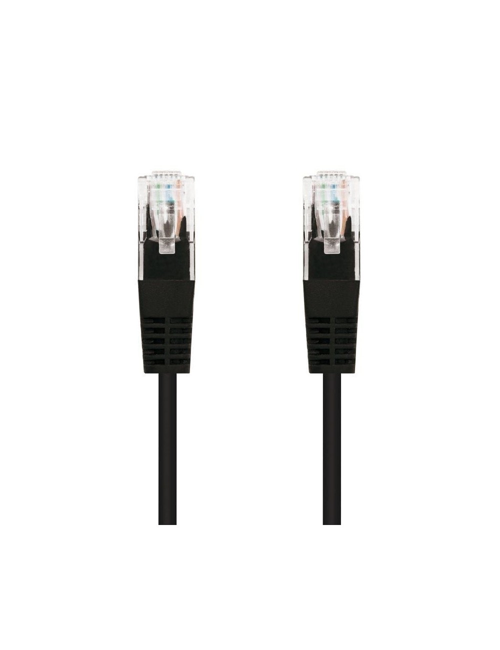 Cable de Red RJ45 UTP Nanocable 10.20.0400-L25-BK Cat.6/ 25cm/ Negro