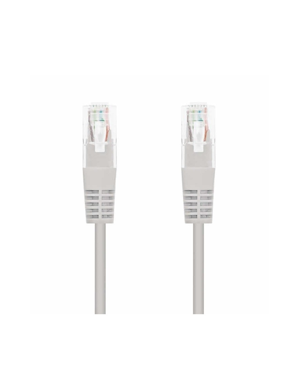Cable de Red RJ45 UTP Nanocable 10.20.0400-L30 Cat.6/ 30cm/ Gris
