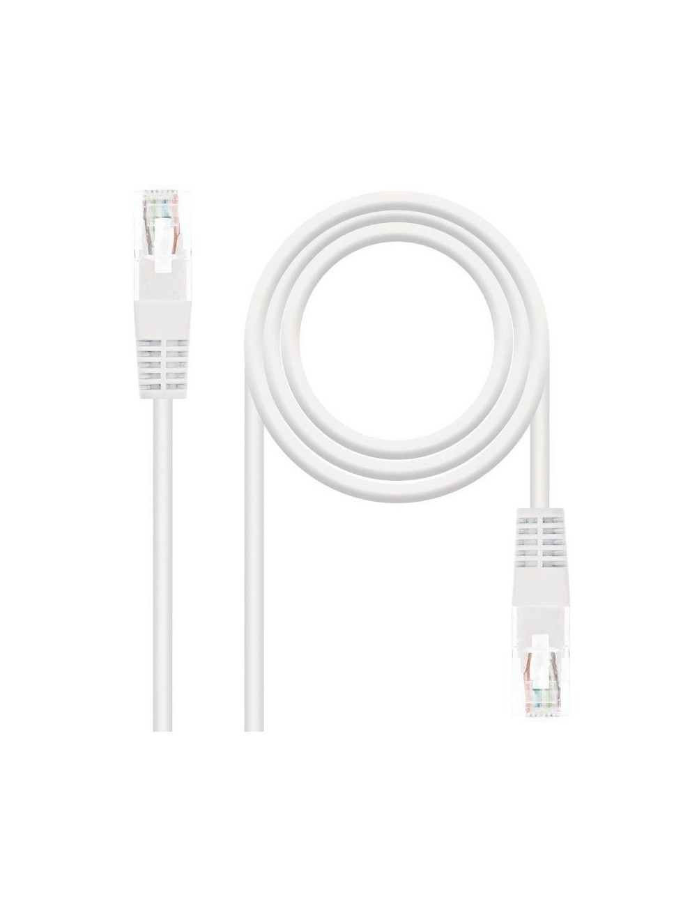 Cable de Red RJ45 UTP Nanocable 10.20.0400-L30 Cat.6/ 30cm/ Blanco