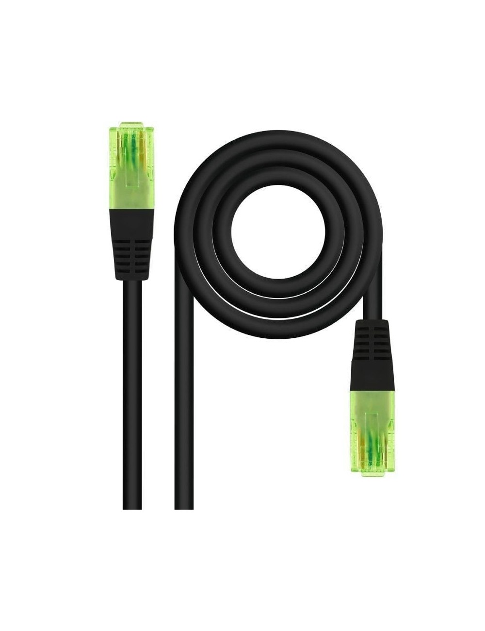 Cable de Red RJ45 UTP Nanocable 10.20.1402-BK Cat.6/ 2m/ Negro
