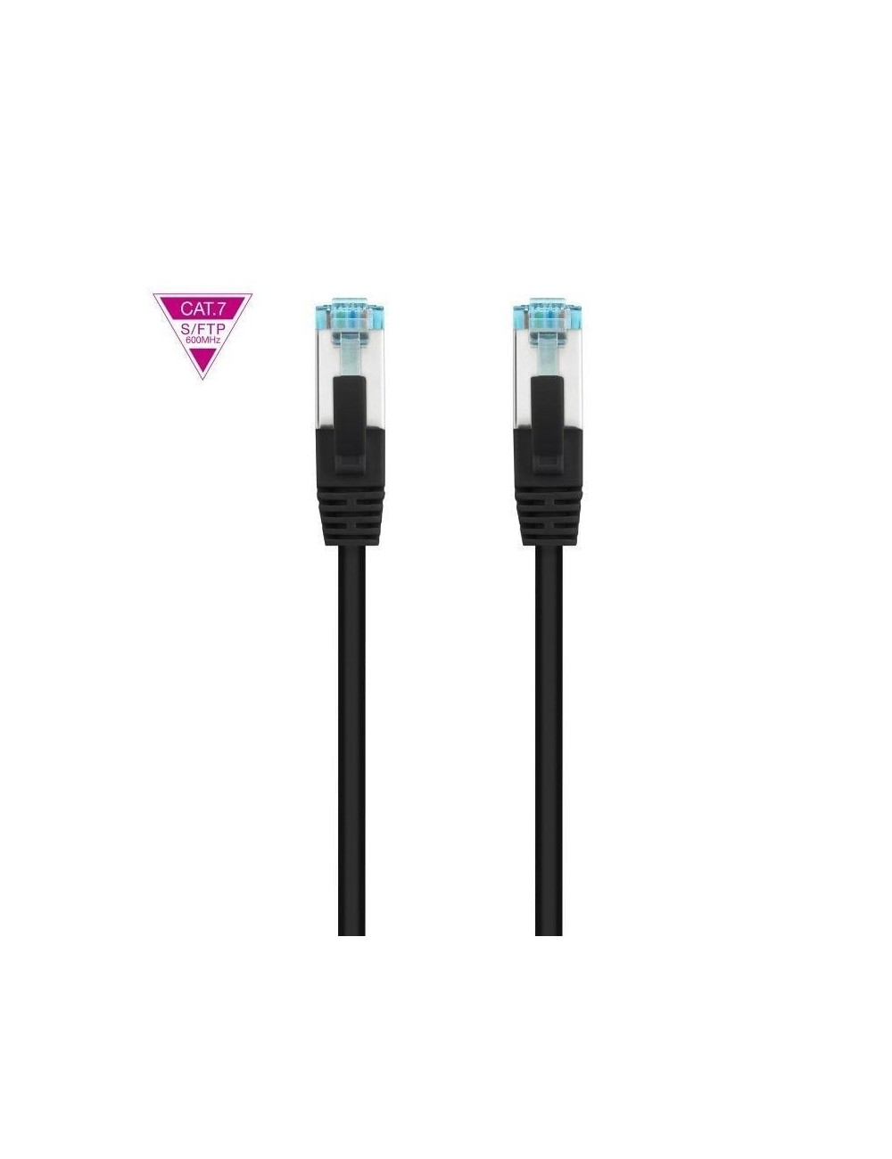 Cable de Red RJ45 SFTP Nanocable 10.20.1700-BK Cat.7/ 50cm/ Negro