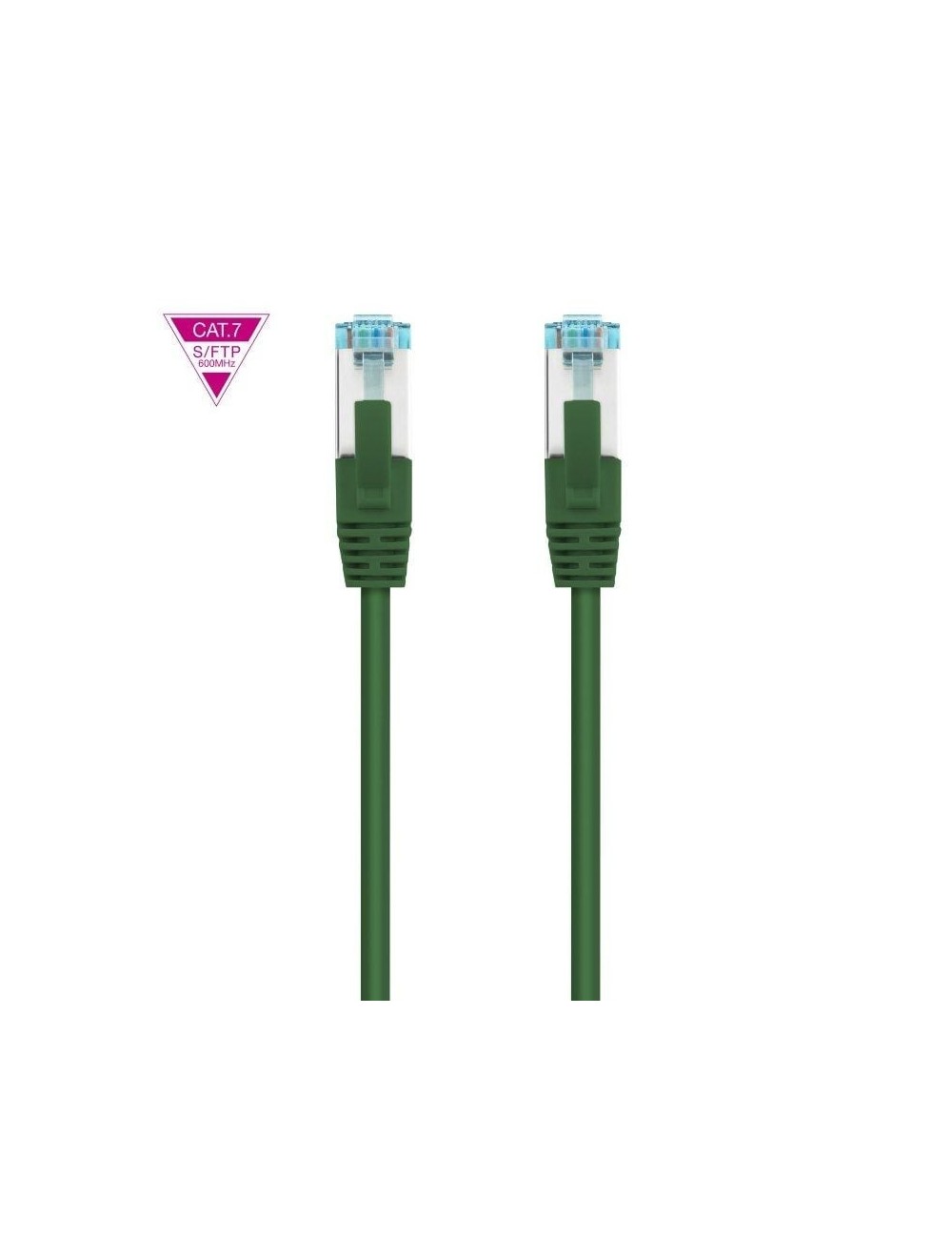 Cable de Red RJ45 SFTP Nanocable 10.20.1700-L25-GR Cat.7/ 25cm/ Verde