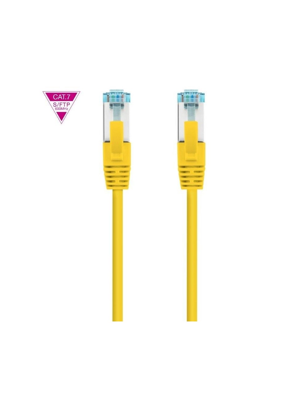 Cable de Red RJ45 SFTP Nanocable 10.20.1700-L25-Y Cat.7/ LSZH/ 25cm/ Amarillo