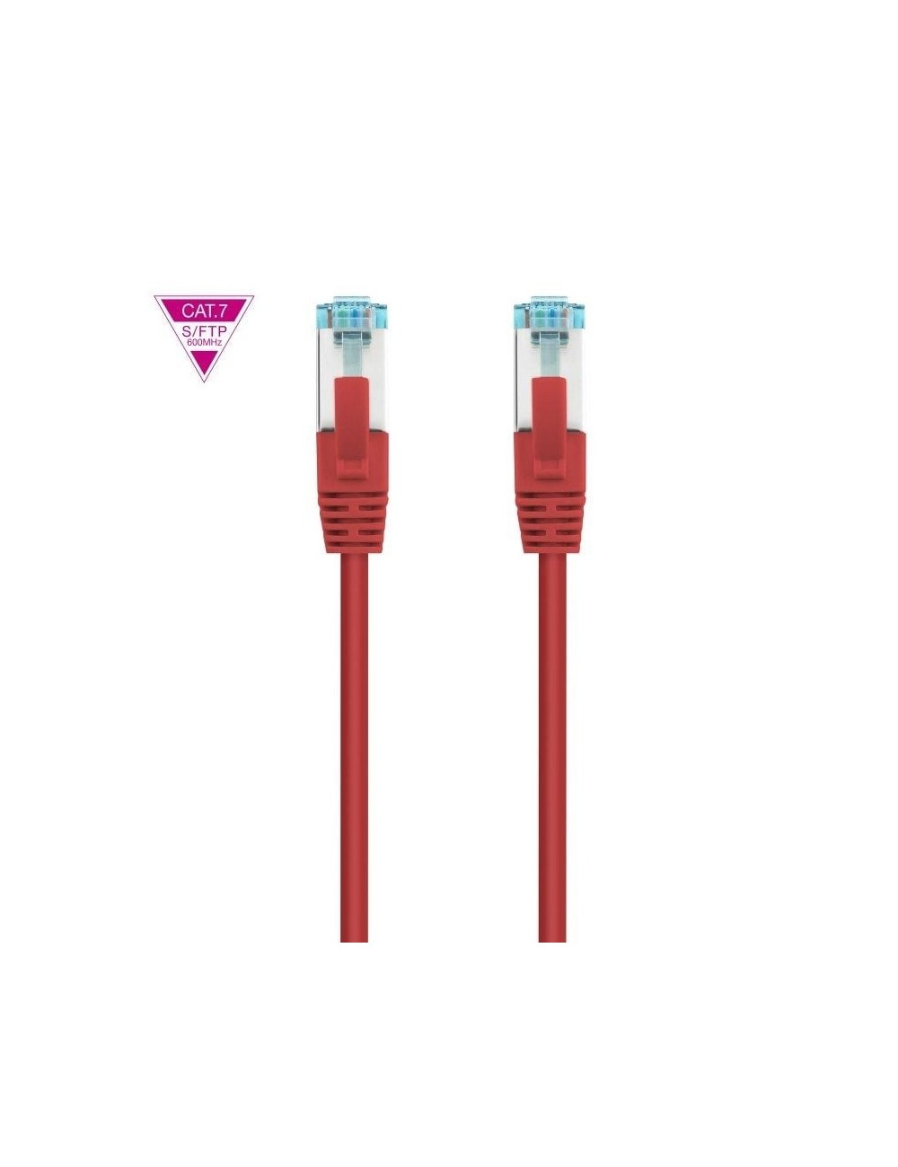 Cable de Red RJ45 SFTP Nanocable 10.20.1701-R Cat.7/ 1m/ Rojo