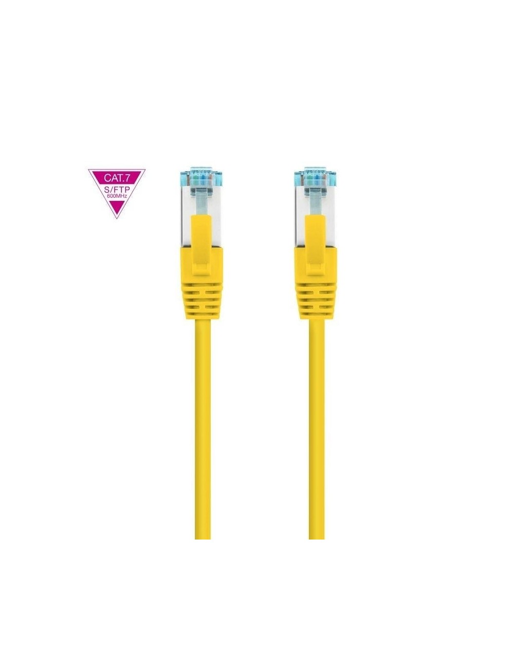 Cable de Red RJ45 SFTP Nanocable 10.20.1701-Y Cat.7/ 1m/ Amarillo