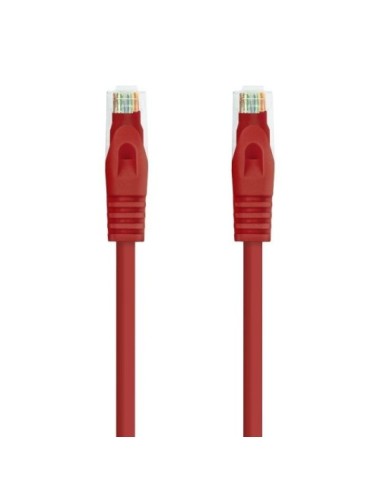 Cable de Red RJ45 UTP Nanocable 10.20.1800-L25-R Cat.6A/ LSZH/ 25cm/ Rojo