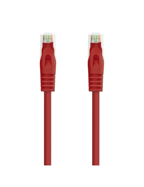 Cable de Red RJ45 UTP Nanocable 10.20.1800-L25-R Cat.6A/ LSZH/ 25cm/ Rojo