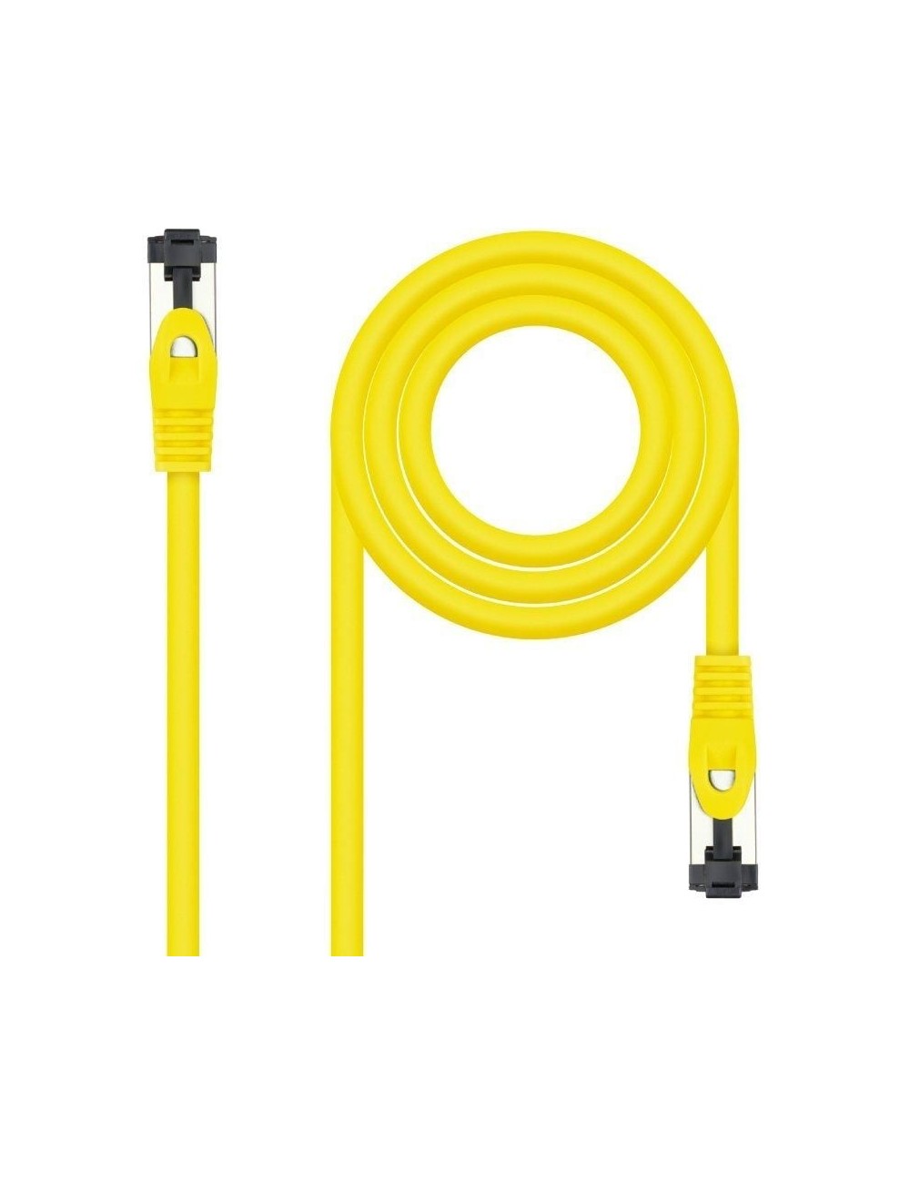 Cable de Red RJ45 SSTP Nanocable 10.20.2000-L25-Y Cat.8.1/ 25cm/ Amarillo