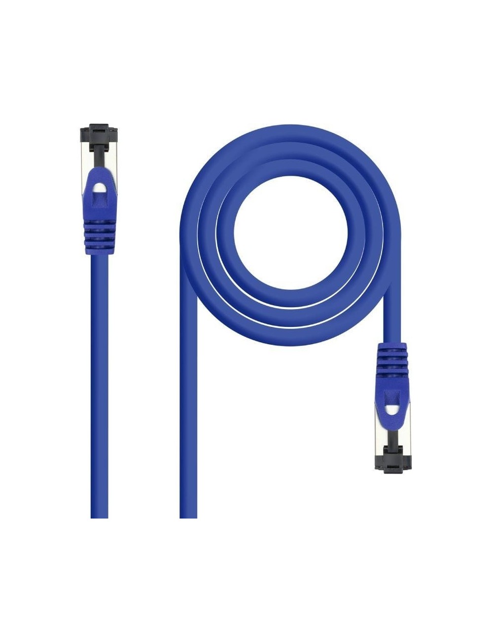 Cable de Red RJ45 SSTP Nanocable 10.20.2001-BL Cat.8.1/ 1m/ Azul