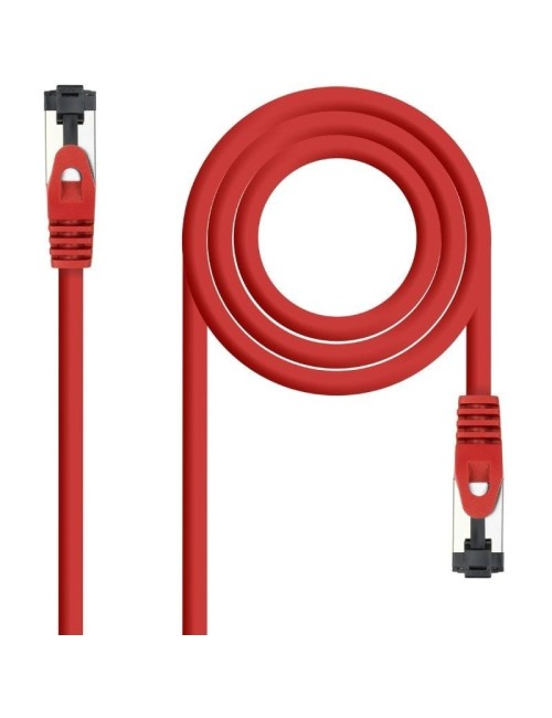 Cable de Red RJ45 SSTP Nanocable 10.20.2001-R Cat.8.1/ 1m/ Rojo
