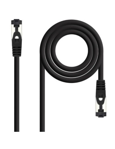 Cable de Red RJ45 SSTP Nanocable 10.20.2002-BK Cat.8.1/ 2m/ Negro