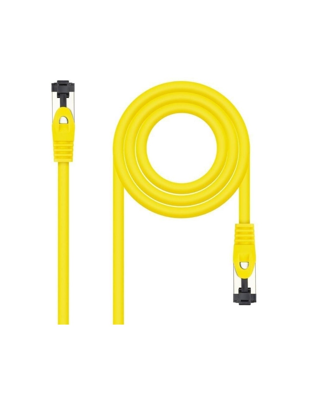 Cable de Red RJ45 SSTP Nanocable 10.20.2002-Y Cat.8.1/ 2m/ Amarillo