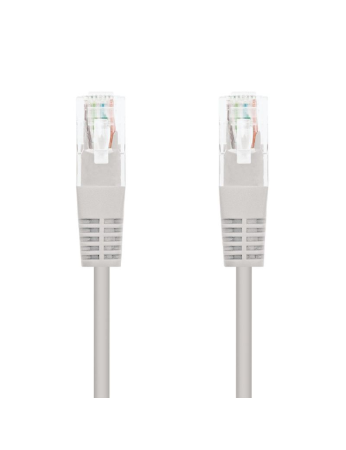 Cable de Red RJ45 UTP Nanocable 10.20.0115 Cat.5/ 15m/ Gris
