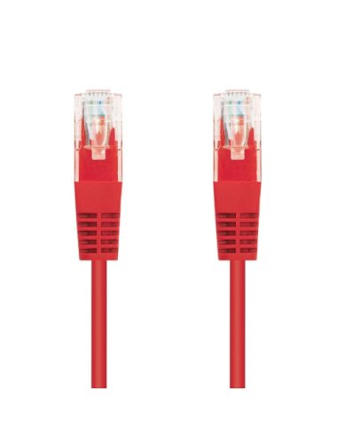 Cable de Red RJ45 UTP Nanocable 10.20.0402-R Cat.6/ 2m/ Rojo
