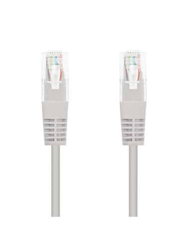 Cable de Red RJ45 UTP Nanocable 10.20.0410 Cat.6/ 10m/ Gris
