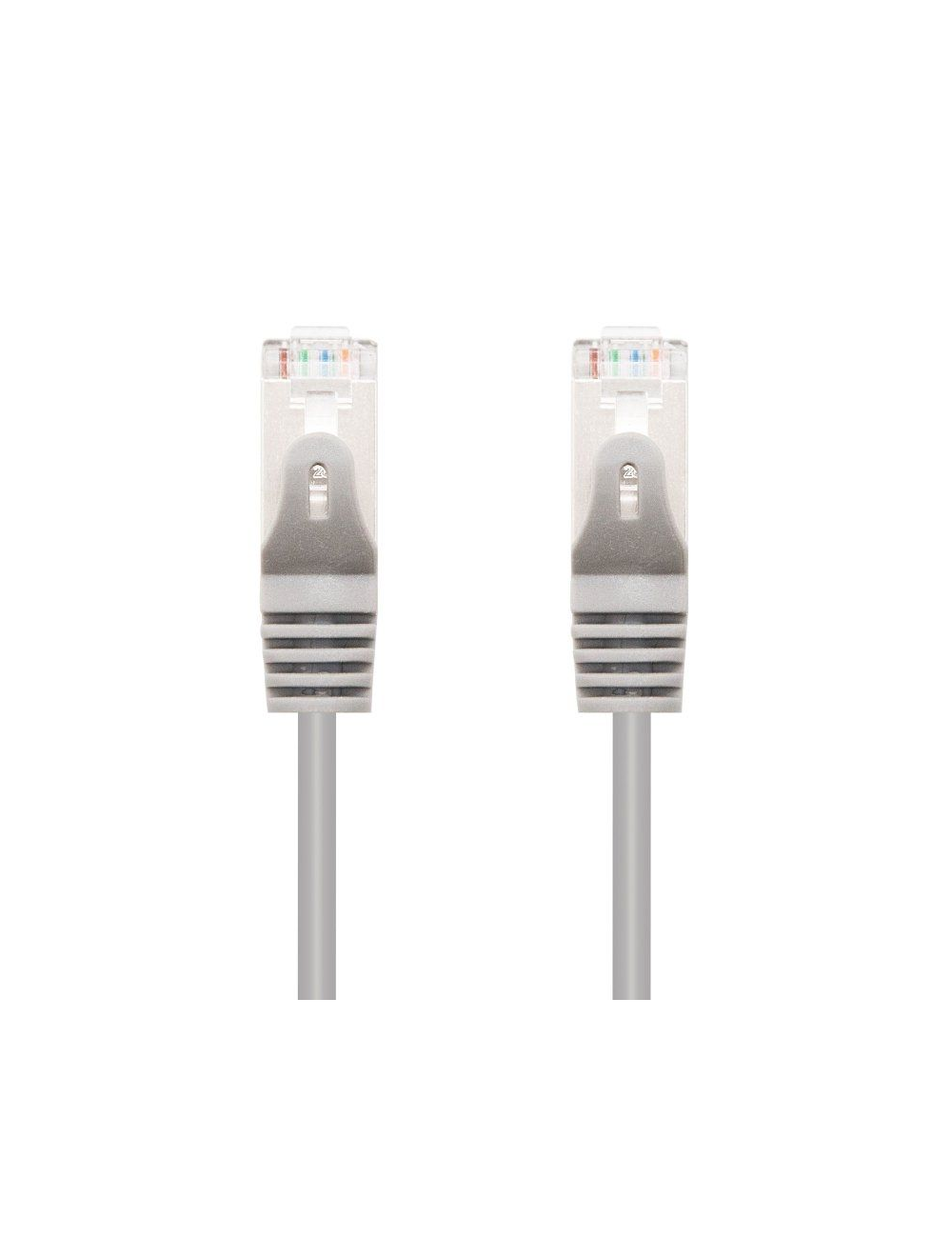 Cable de Red RJ45 FTP Nanocable 10.20.0810 Cat.6/ 10m/ Gris
