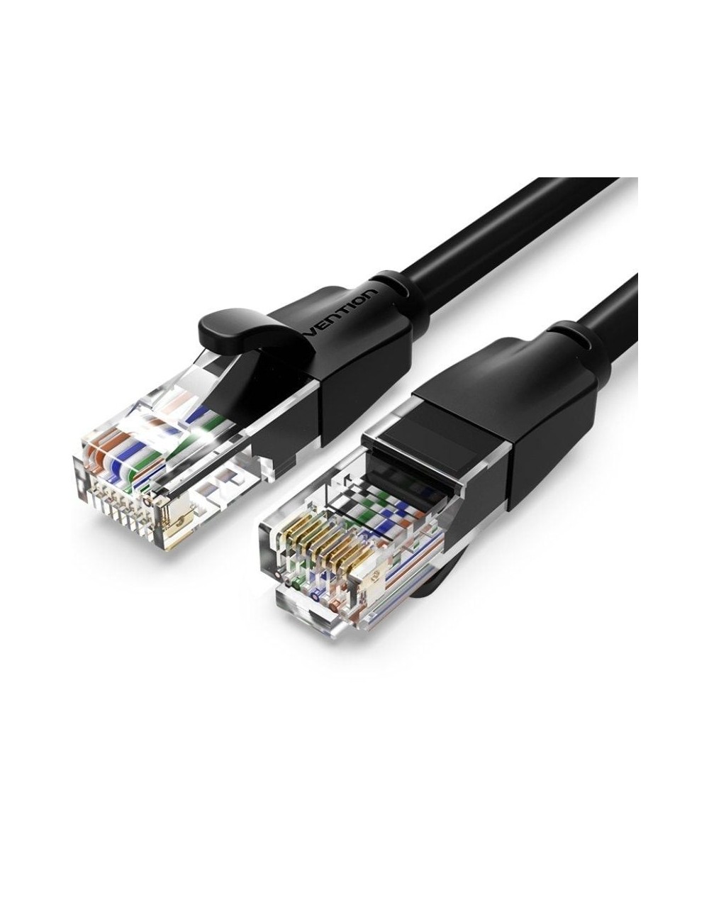 Cable de Red RJ45 UTP Vention IBEBS Cat.6/ 25m/ Negro