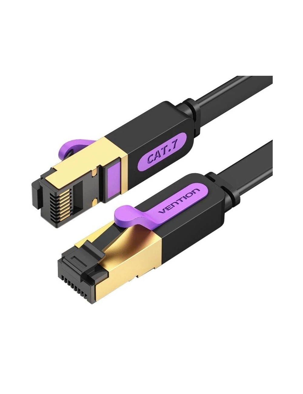 Cable de Red RJ45 SFTP Vention ICDBD Cat.7/ 50cm/ Negro