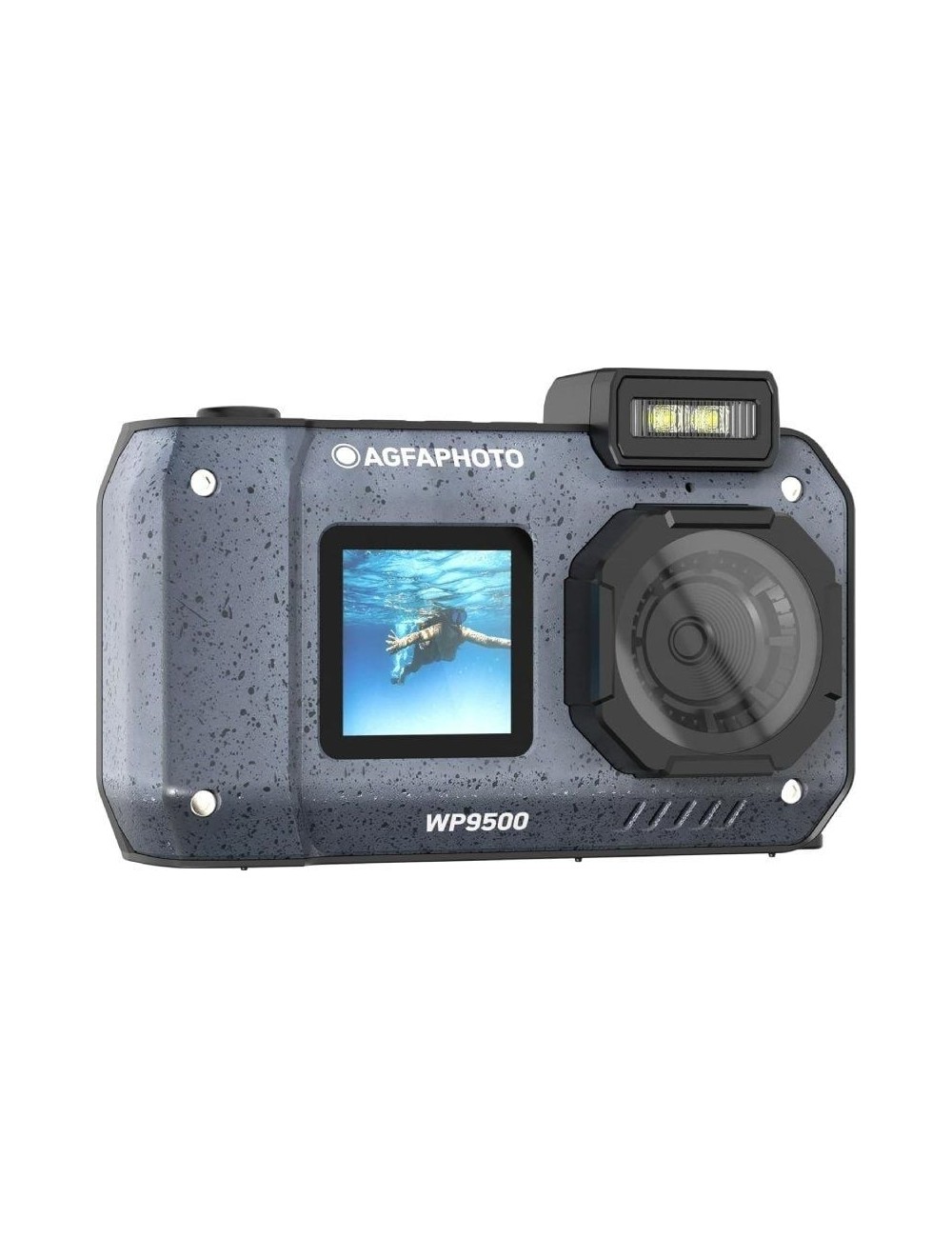 Cámara Digital Deportiva AgfaPhoto Realishot WP9500/ 24MP/ Negra