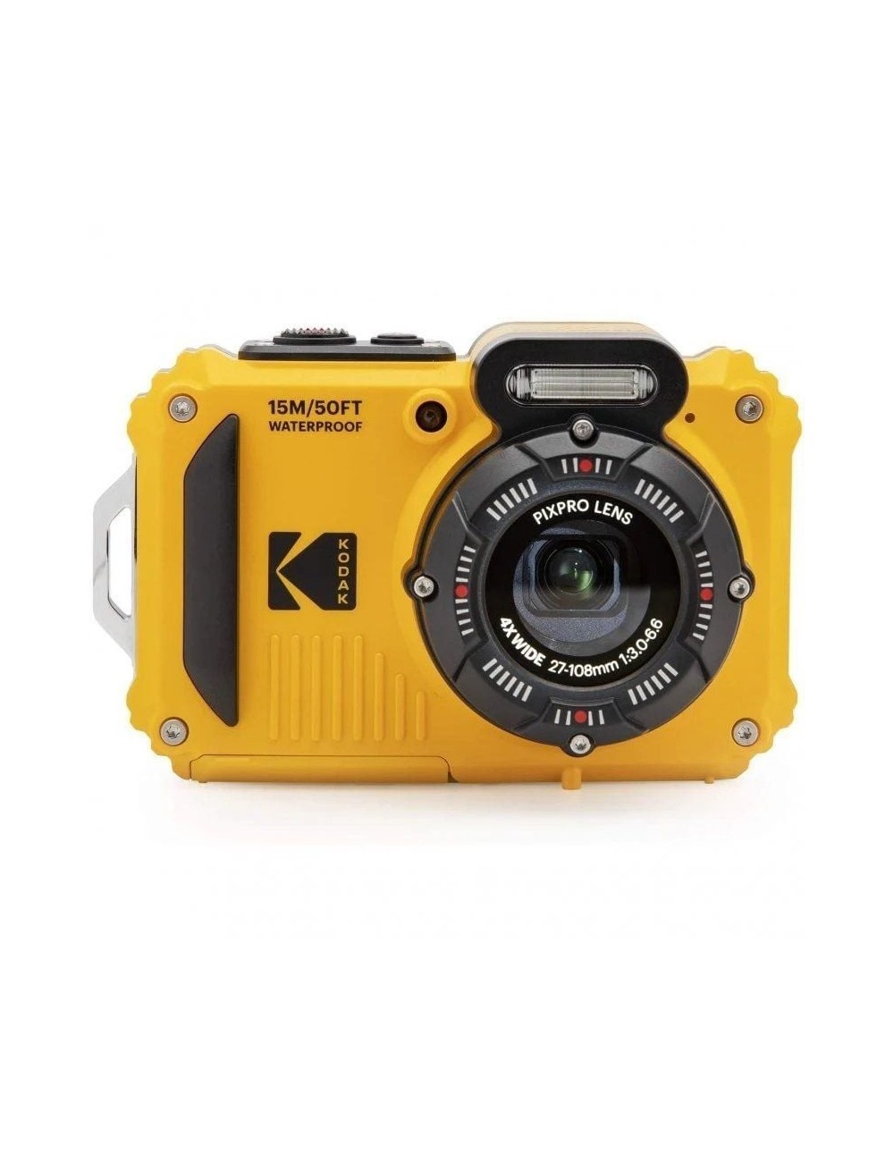 Cámara Digital Deportiva Kodak Pixpro WPZ2/ 16MP/ Zoom Óptico 4x/ Amarilla