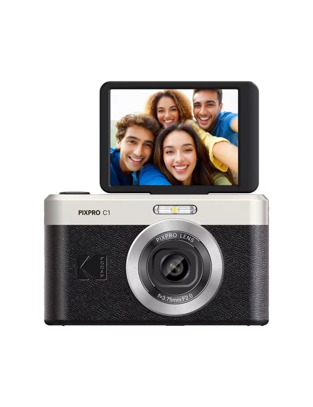 Cámara Digital Kodak Pixpro C1/ 13MP/ Zoom Óptico 4x/ Negra