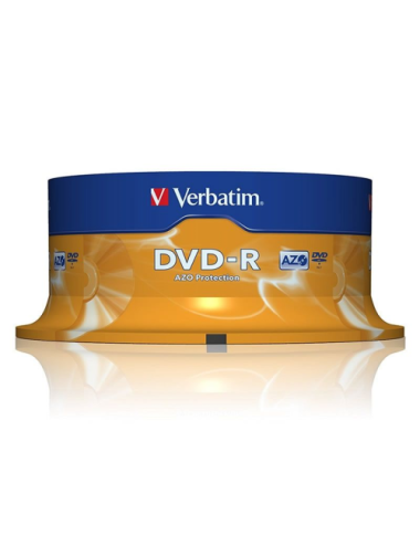 DVD-R Verbatim Advanced AZO 16X/ Tarrina-25uds