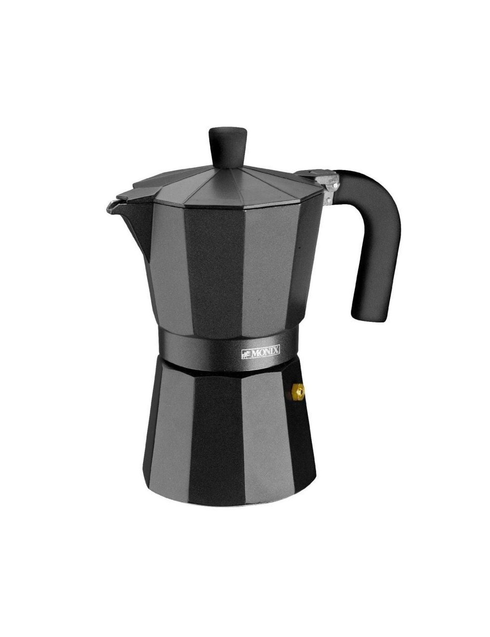 Cafetera Italiana Monix Noir M640009/ 9 Tazas/ Negra
