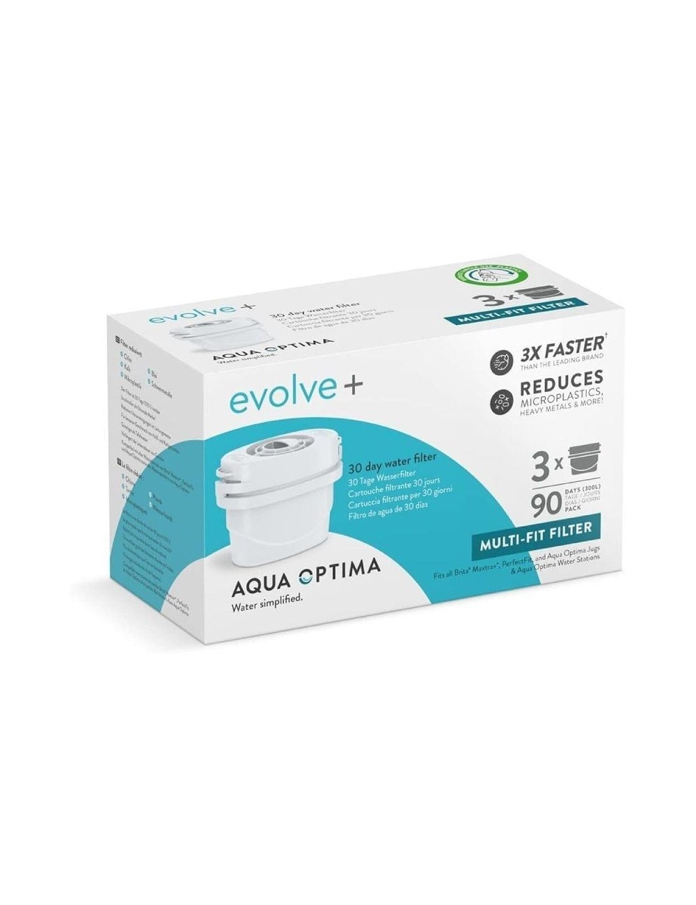 Filtros Aqua Optima Envolve +/ Pack 3