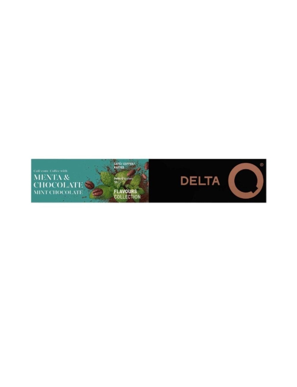 Cápsula Delta Menta y Chocolate para cafeteras Delta/ Caja de 10