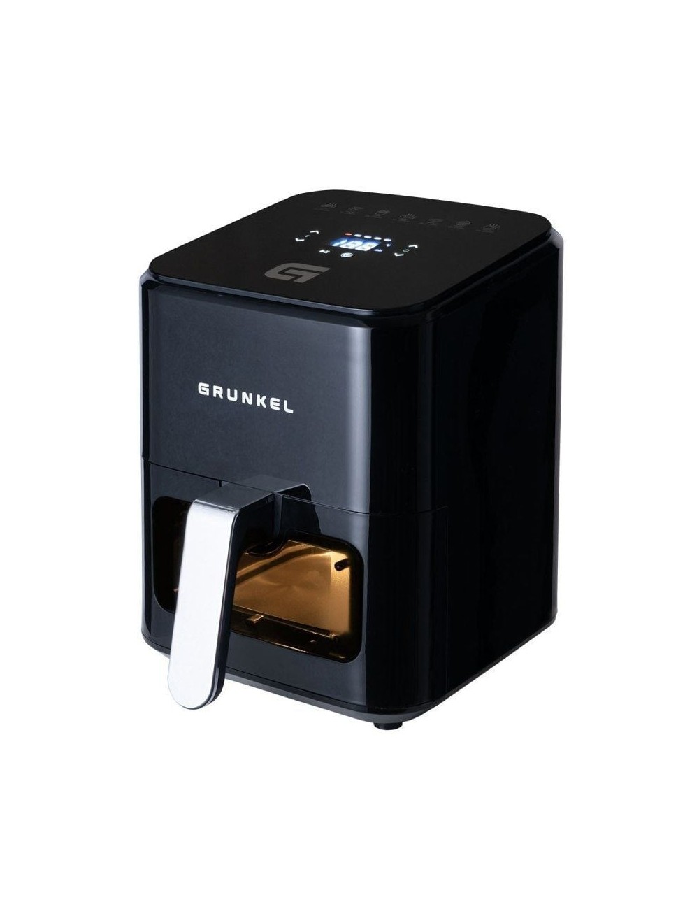 Freidora por Aire Airfryer / Sin Aceite Grunkel Black Easy Fryer/ 1200W/ Capacidad 4L