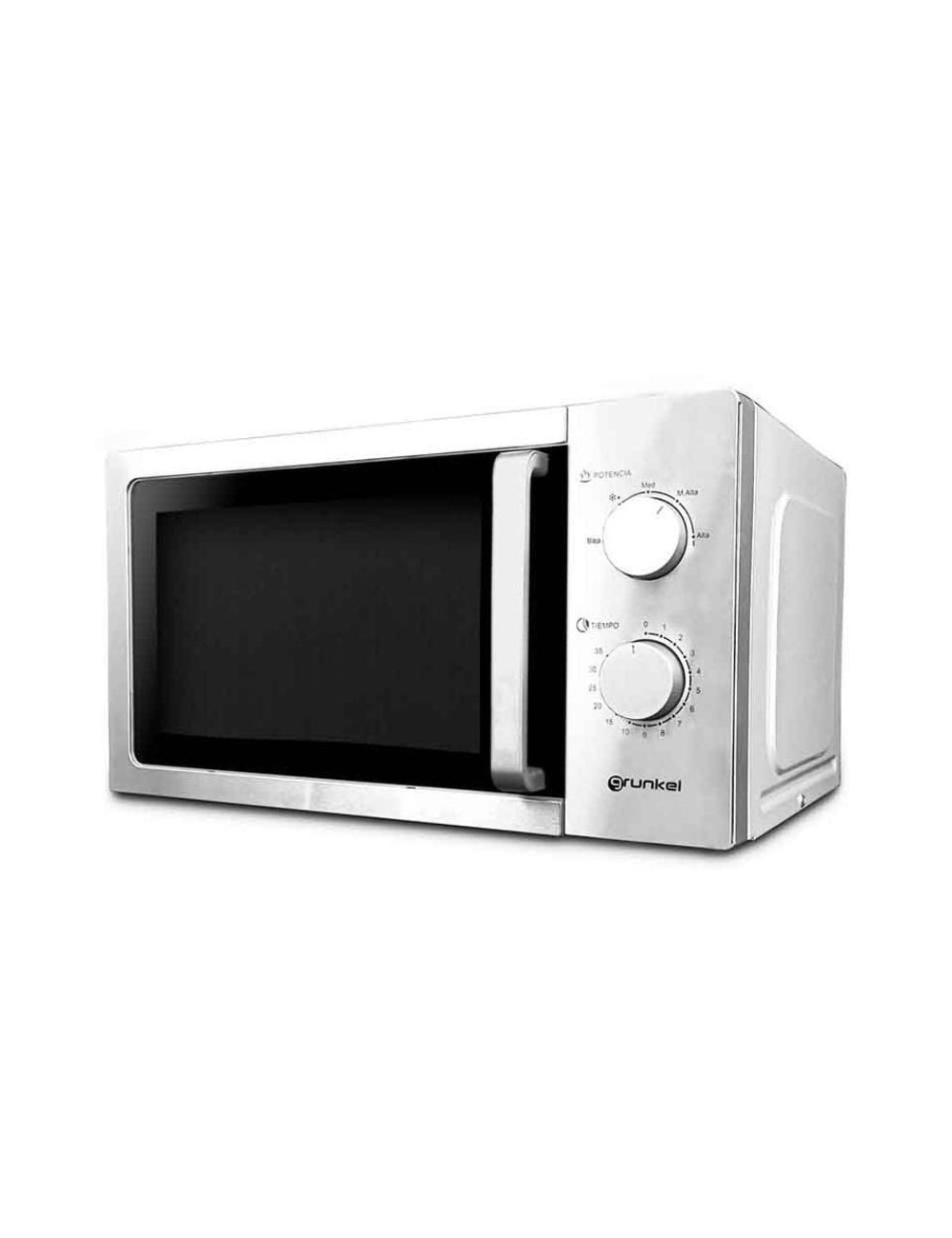 Microondas Grunkel MW-20INOX/ 700W/ Capacidad 20L/ Funcion Grill/ Plata