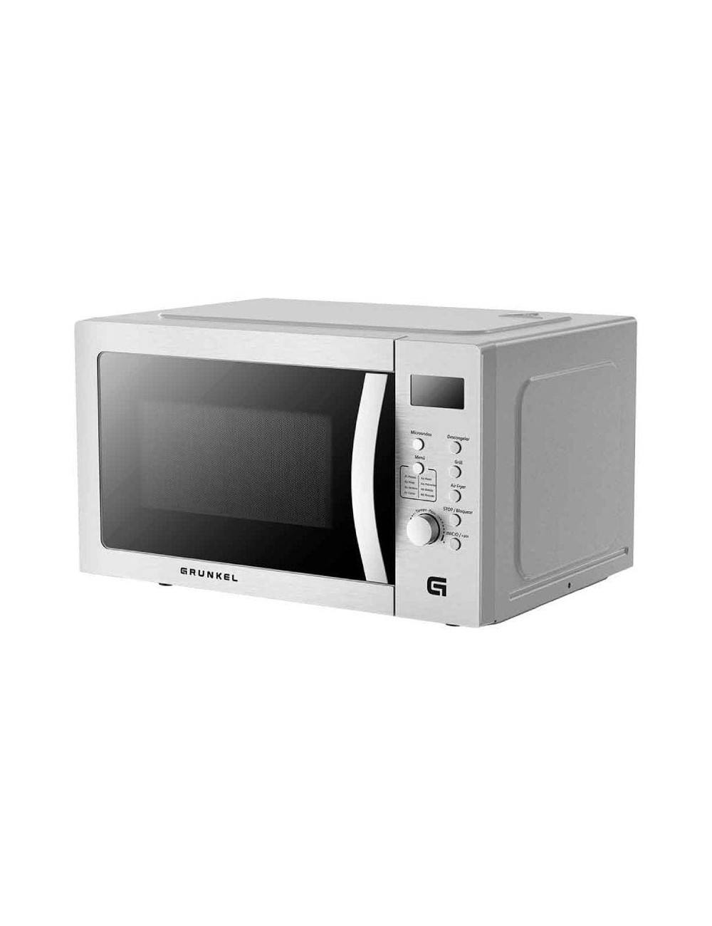 Microondas Grunkel MW-28AIRFRYER/ 900W/ Capacidad 28L/ Función Grill/ Función Airfryer/ Plateado
